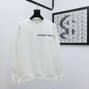 High Quality Luxury Burberry Cotton Hoodie