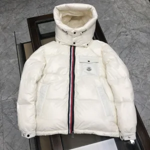Luxury Moncler Silver Down Jacket
