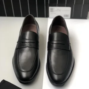 Designer Zegna Cowhide Leather Shoes