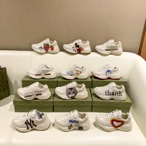 Super Clone Reps Gucci Dad Shoes Red