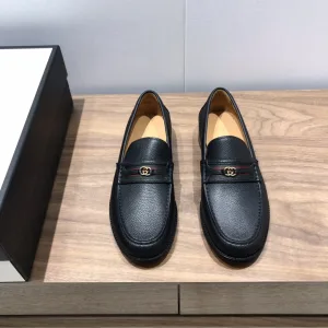 High Quality Luxury Gucci Cowhide Leather Shoes