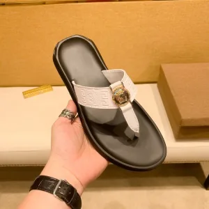 High Quality Aaa Versace Calfskin Slippers For Spring