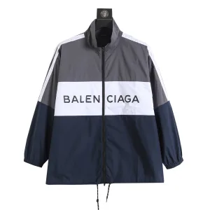 Luxury Balenciaga Jacket Ash Cotton Spring Patch