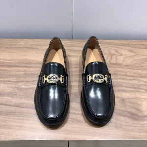 Designer Gucci Cowhide Leather Shoes
