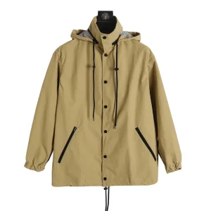 Designer Luxury Balenciaga Jacket Red Zippered Pocket