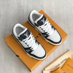 1:1 Louis Vuitton Calfskin Sneakers For Spring