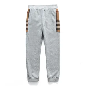 Reps Burberry Long Pants Color Cotton Exquisite Workmanship Autumn Winter Patch