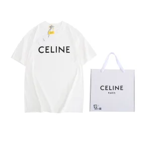 Aaa Celine Cotton Short-Sleeved T-Shirt For Summer