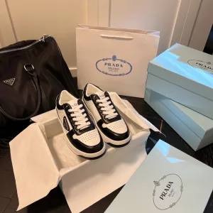 Luxury AAA Prada Sneakers White Cowhide Rubber Pu Outsole Tpu