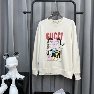 Designer Luxury Gucci Hoodie Ash Cotton Pure Exquisite Tailoring