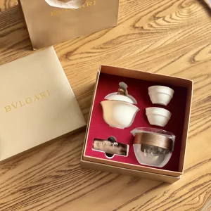 Aaa Luxury Bvlgari Glass Teacup For Autumn