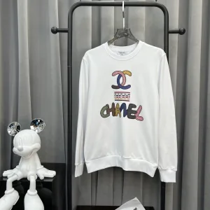 Super Clone Luxury Chanel Hoodie Red Cotton Pure