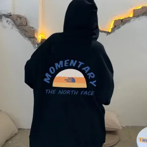 Reps Luxury The North Face Hoodie Red Cotton Fleece Winter