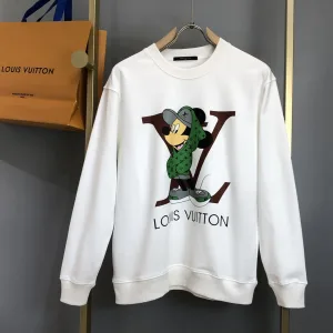 High Quality Louis Vuitton Hoodie Ash Cotton Pure Exquisite Tailoring