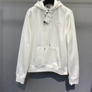 Super Clone Designer Dior Hoodie Red Cotton Pure Fleece