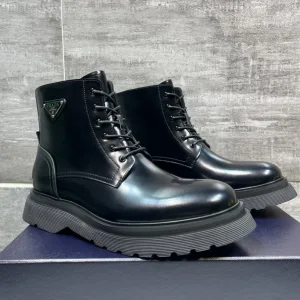 Designer Prada Dr. Martens Boots Cowhide Lace