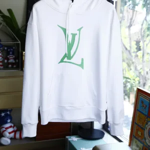 AAA Louis Vuitton Hoodie Ash Cotton Pure Exquisite Tailoring