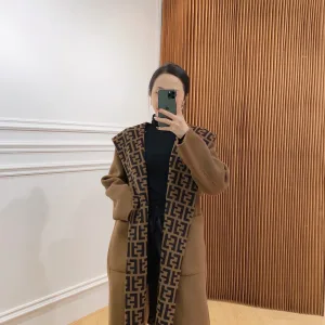 High Quality Aaa Fendi Wool Overcoat