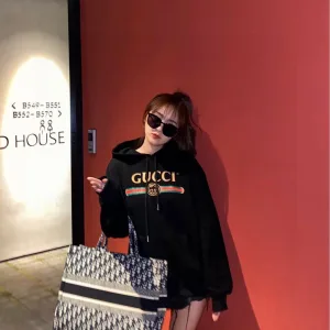 High Quality Luxury Gucci Cotton Hoodie