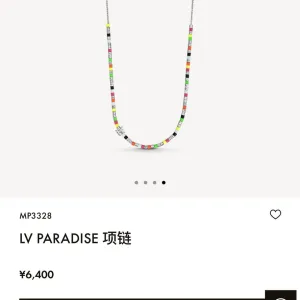 Reps High Quality Louis Vuitton Necklace Lace
