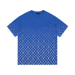 Super Clone AAA Louis Vuitton Short Sleeves Ash Cotton