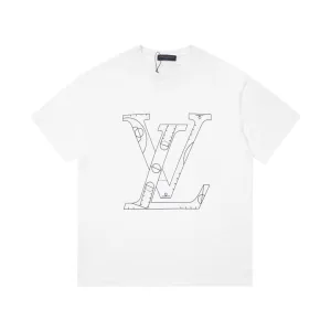 Reps Designer Louis Vuitton Short Sleeves Black Autumn Winter