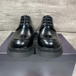 Luxury High Quality Prada Derby Shoes Cowhide