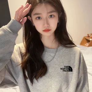 Luxury North Hoodies Ash Cotton Pure Soft Easy To Match Patch