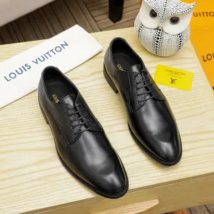 Luxury Designer Louis Vuitton Cowhide Leather Shoes