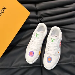 Luxury Aaa Louis Vuitton Calfskin Sneakers