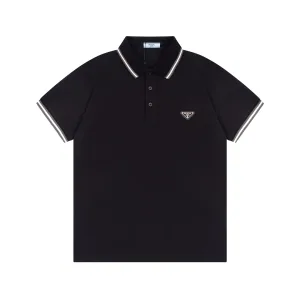 High Quality Designer Prada Brick Polo Shirt For Spring
