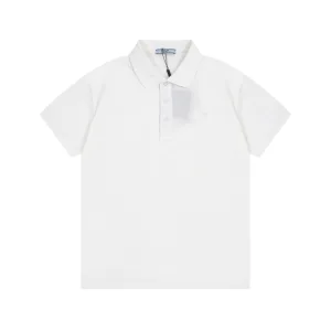 High Quality Designer Prada Brick Polo Shirt For Spring