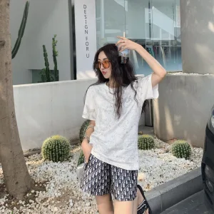 Luxury Designer Dior Short Sleeves