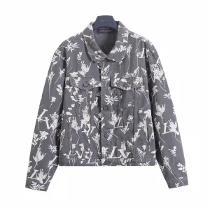 High Quality Reps Louis Vuitton Jacket Red Denim