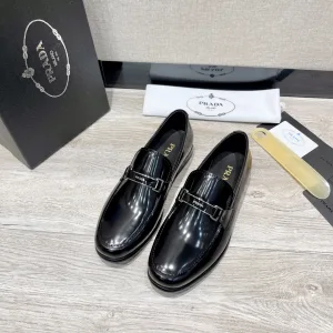 High Quality Prada Cowhide Leather Shoes