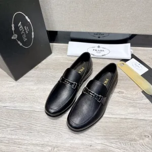 Luxury High Quality Prada Cowhide Leather Shoes