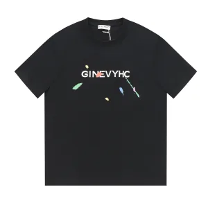 Super Clone AAA Givenchy Short-Sleeved Shirts Black Suitable For All Body Types