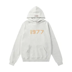 Super Clone Designer Fear Of God Hoodie Black Cotton Pure Ribbed Fabric