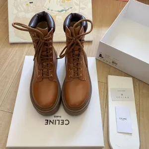 Designer High Quality Celine Ankle Boots Ash Street Style