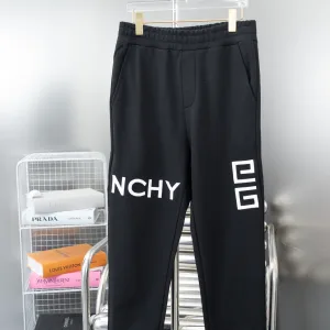 Super Clone Givenchy Long Pants Red Cotton Denim Embroidery