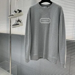 Luxury Dior Hoodie Red Cotton Pure Fleece