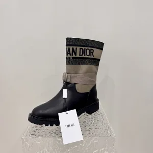 Designer Super Clone Dior Boots Black