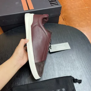 Designer Aaa Zegna Calfskin Sneakers