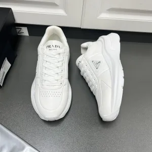 Luxury Prada Leather Sneakers