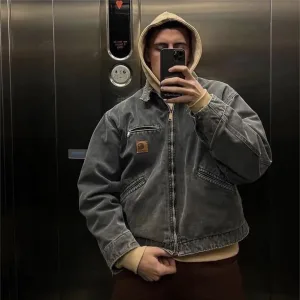 Super Clone High Quality Carhart Jacket Green Cotton