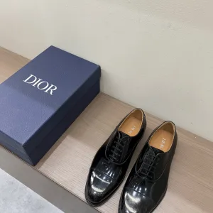 High Quality Luxury Dior Cowhide Leather Shoes