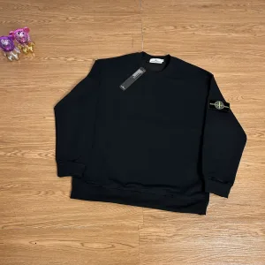 High Quality Stone Island Sweatshirt Ash Cotton Pure Exquisite Workmanship Street Style