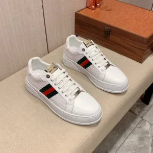 1:1 Gucci Cowhide Casual Shoes