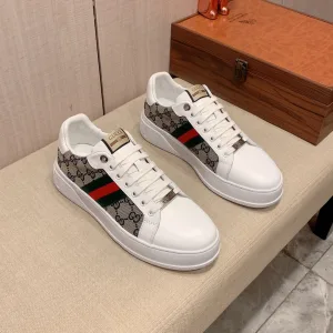 Luxury High Quality Gucci Cowhide Casual Shoes