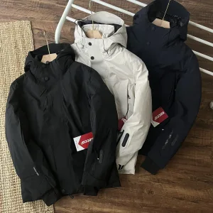 Reps AAA Ecco Down Jackets Red Fleece Clean Lines Patch